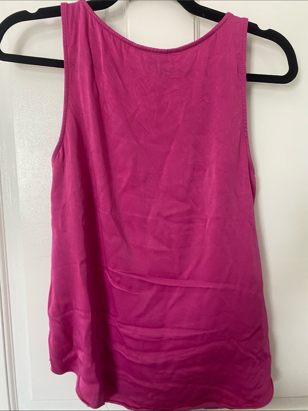 Anthropologie Floreat Fuchsia Pink Sleeveless Scoop Neck Tank Top - Picture 4 of 4
